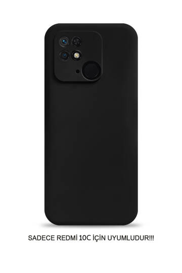 Redmi 10C / Poco C40 Uyumlu Kamera Korumalı Darbeye Dayanıklı Renk Atmayan Fab Silikon Kılıf - 26
