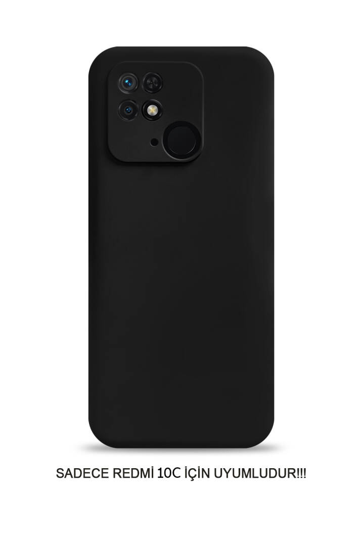 Redmi 10C / Poco C40 Uyumlu Kamera Korumalı Darbeye Dayanıklı Renk Atmayan Fab Silikon Kılıf - 26