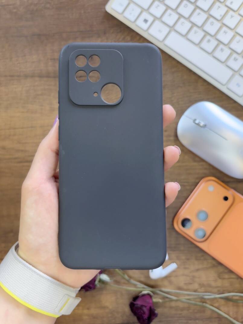Redmi 10C / Poco C40 Uyumlu Kamera Korumalı Darbeye Dayanıklı Renk Atmayan Fab Silikon Kılıf - 30