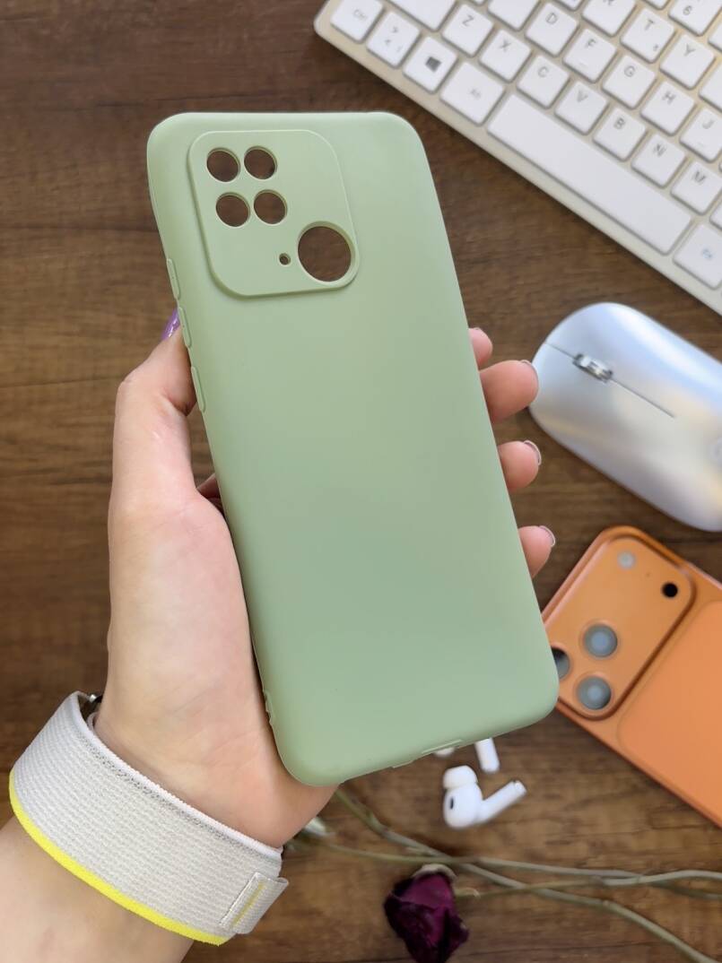 Redmi 10C / Poco C40 Uyumlu Kamera Korumalı Darbeye Dayanıklı Renk Atmayan Fab Silikon Kılıf - 33