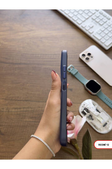 Redmi 12 Uyumlu Süper İnce Mat Ultra Thin Silikon Kılıf - 3