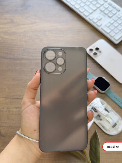 Redmi 12 Uyumlu Süper İnce Mat Ultra Thin Silikon Kılıf - 13