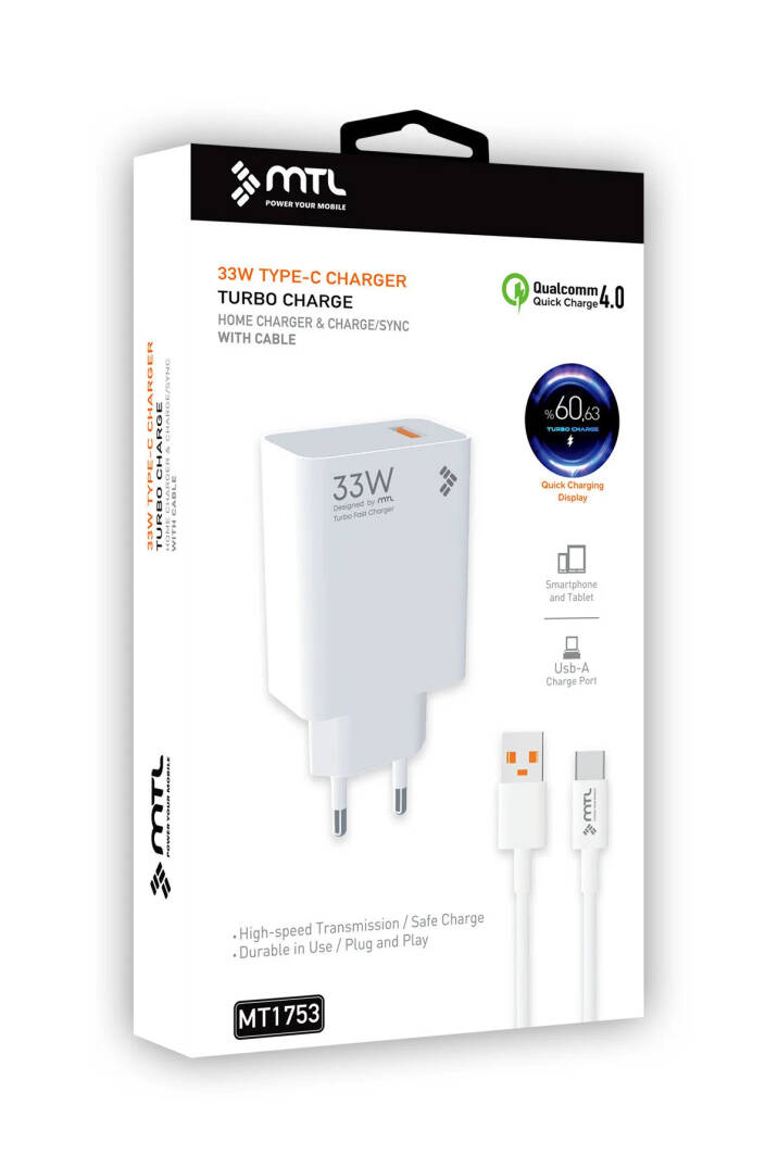 Redmi K40 Pro+ Uyumlu 33W Turbo USB Şarj Seti Qc 4.0 MT-A1753 - 7