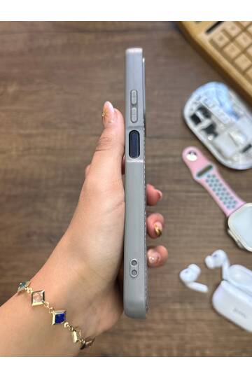 Redmi Note 11 Pro 4G Uyumlu Premium Deri Dokulu Darbelere Karşı Dayanıklı Nazal Silikon Kılıf - 10