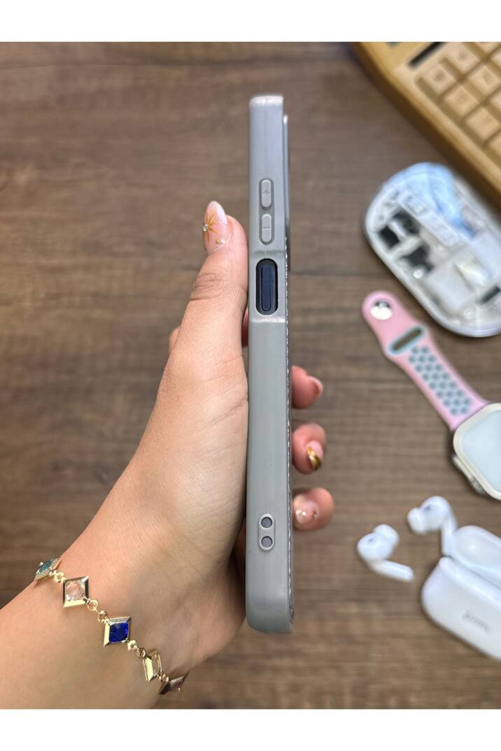 Redmi Note 11 Pro 4G Uyumlu Premium Deri Dokulu Darbelere Karşı Dayanıklı Nazal Silikon Kılıf - 10
