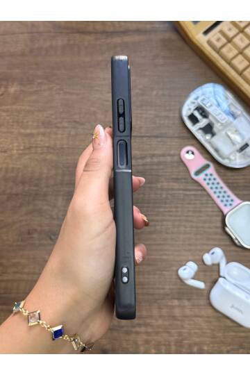 Redmi Note 11 Pro 4G Uyumlu Premium Deri Dokulu Darbelere Karşı Dayanıklı Nazal Silikon Kılıf - 14