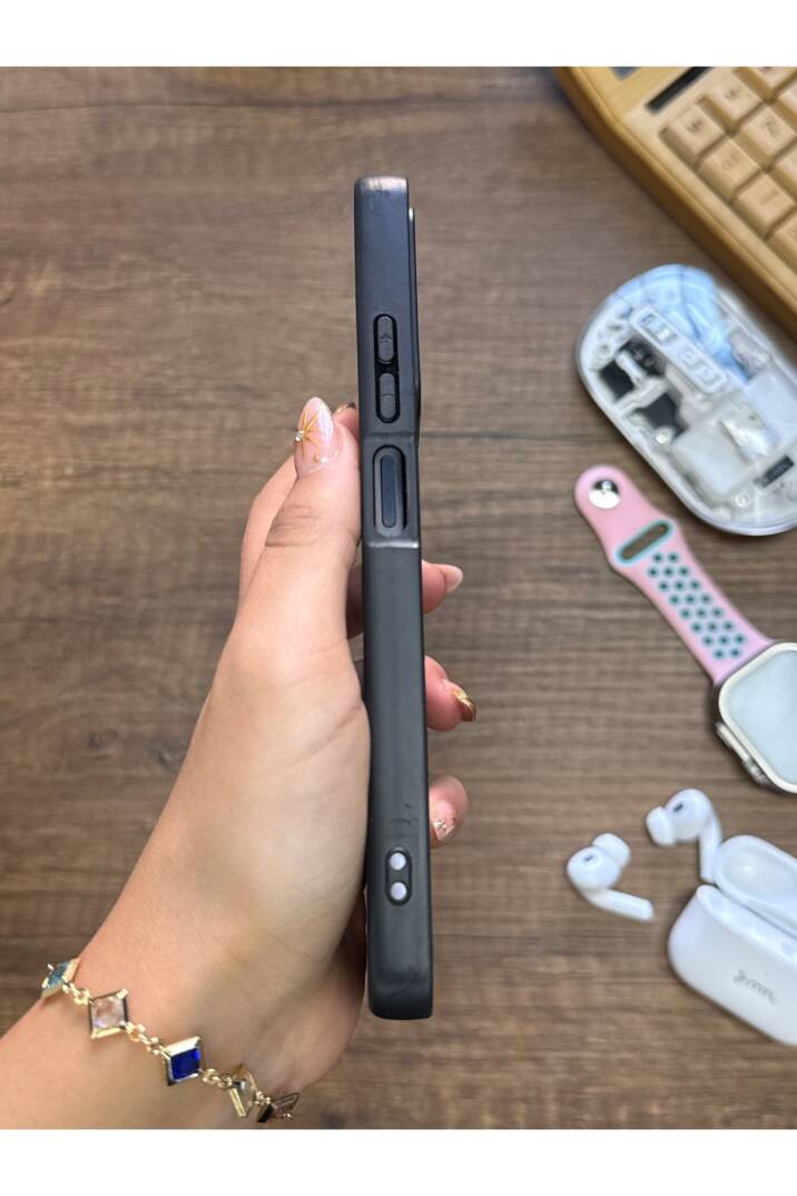 Redmi Note 11 Pro 4G Uyumlu Premium Deri Dokulu Darbelere Karşı Dayanıklı Nazal Silikon Kılıf - 14