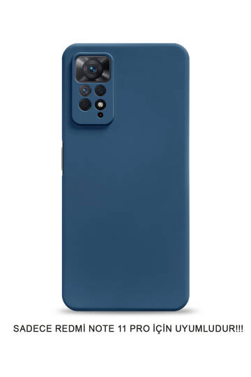 Redmi Note 11 Pro / Redmi Note 12 Pro 4G Kamera Korumalı Dayanıklı Renk Atmayan Fab Silikon Kılıf - 11