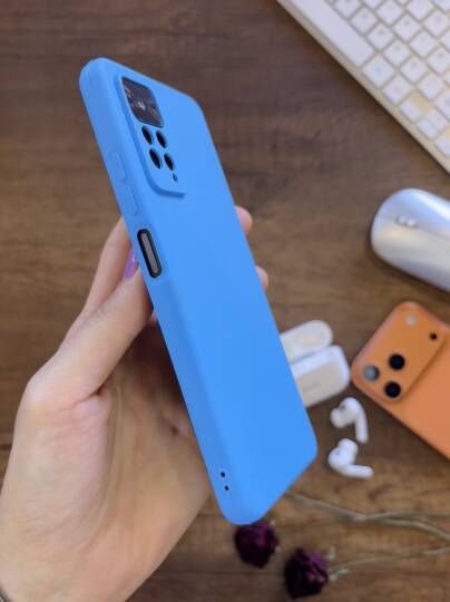 Redmi Note 11 Pro / Redmi Note 12 Pro 4G Kamera Korumalı Dayanıklı Renk Atmayan Fab Silikon Kılıf - 23