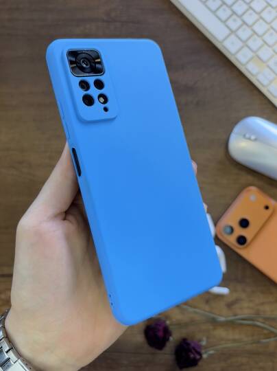Redmi Note 11 Pro / Redmi Note 12 Pro 4G Kamera Korumalı Dayanıklı Renk Atmayan Fab Silikon Kılıf - 24