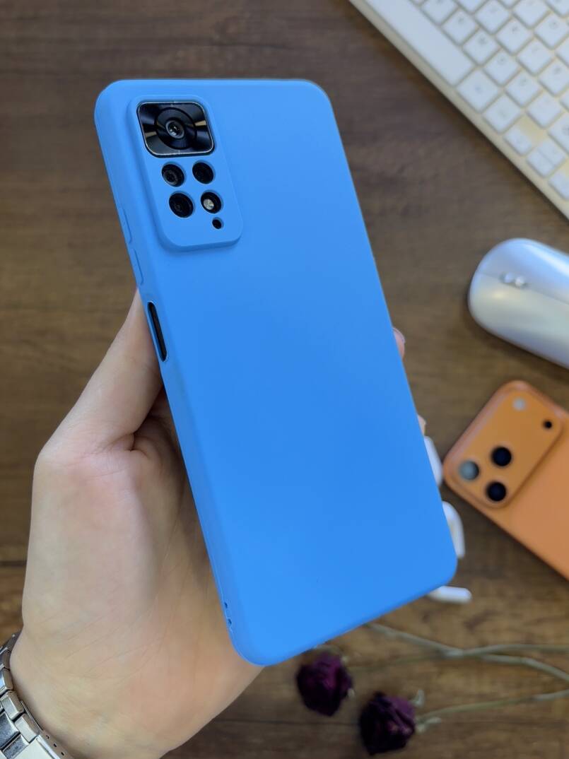 Redmi Note 11 Pro / Redmi Note 12 Pro 4G Kamera Korumalı Dayanıklı Renk Atmayan Fab Silikon Kılıf - 24