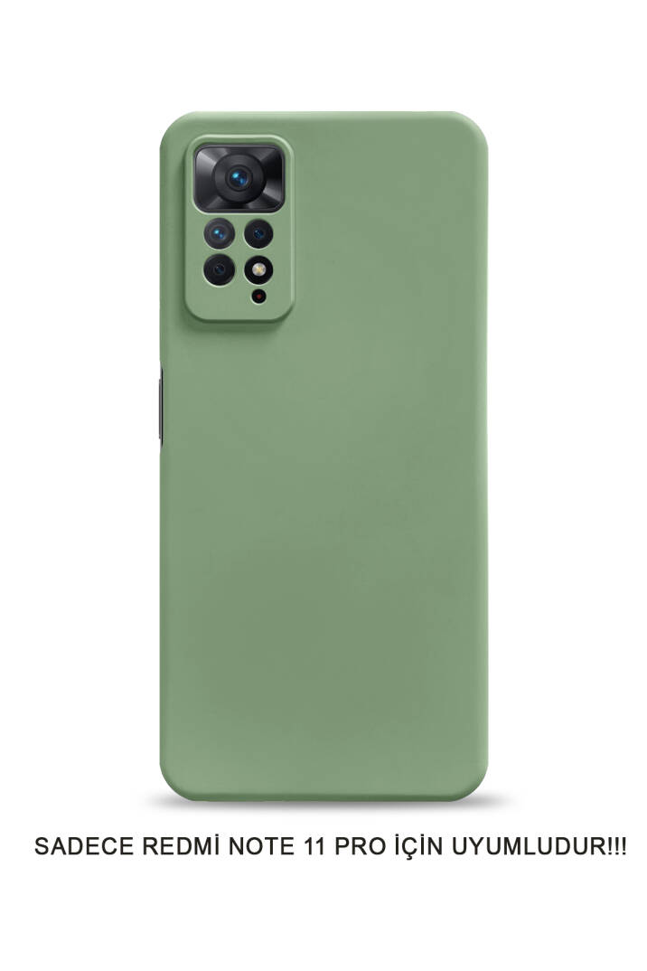 Redmi Note 11 Pro / Redmi Note 12 Pro 4G Kamera Korumalı Dayanıklı Renk Atmayan Fab Silikon Kılıf - 36