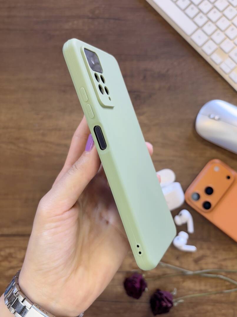 Redmi Note 11 Pro / Redmi Note 12 Pro 4G Kamera Korumalı Dayanıklı Renk Atmayan Fab Silikon Kılıf - 38