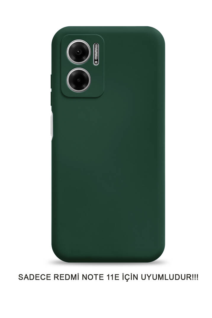 Redmi Note 11E Uyumlu Kamera Korumalı Darbeye Dayanıklı Renk Atmayan Fab Silikon Kılıf - 1