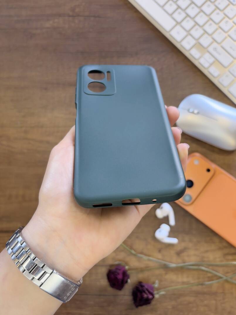 Redmi Note 11E Uyumlu Kamera Korumalı Darbeye Dayanıklı Renk Atmayan Fab Silikon Kılıf - 2
