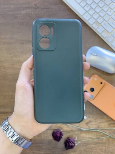Redmi Note 11E Uyumlu Kamera Korumalı Darbeye Dayanıklı Renk Atmayan Fab Silikon Kılıf - 5