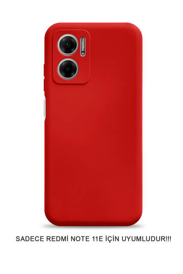 Redmi Note 11E Uyumlu Kamera Korumalı Darbeye Dayanıklı Renk Atmayan Fab Silikon Kılıf - 6