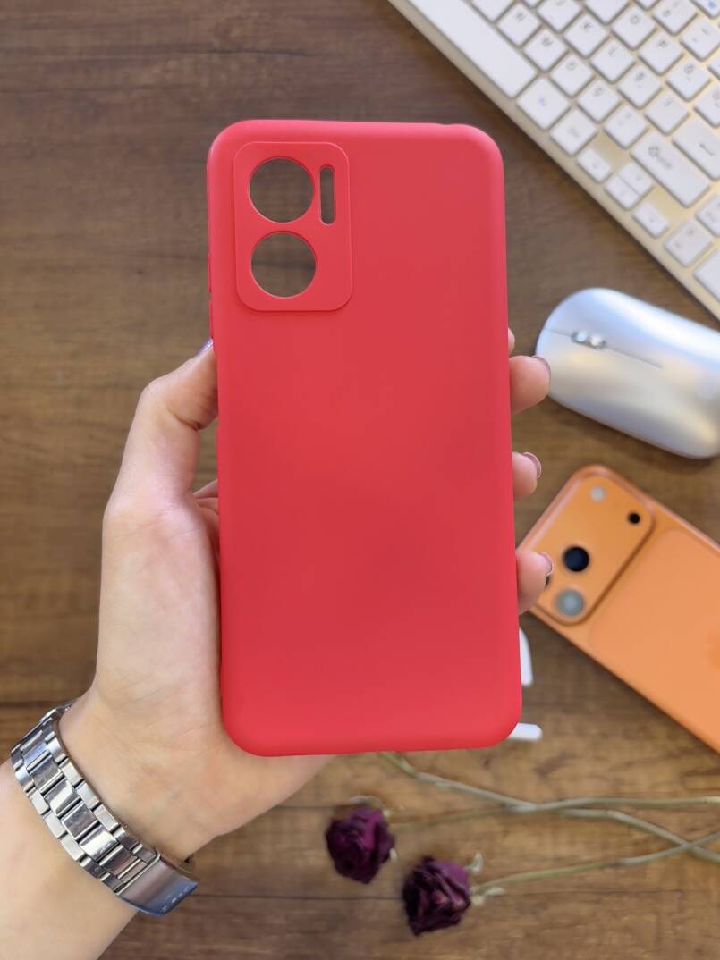 Redmi Note 11E Uyumlu Kamera Korumalı Darbeye Dayanıklı Renk Atmayan Fab Silikon Kılıf - 10