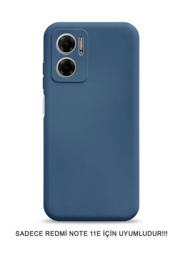 Redmi Note 11E Uyumlu Kamera Korumalı Darbeye Dayanıklı Renk Atmayan Fab Silikon Kılıf - 11