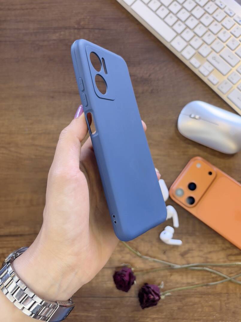 Redmi Note 11E Uyumlu Kamera Korumalı Darbeye Dayanıklı Renk Atmayan Fab Silikon Kılıf - 13