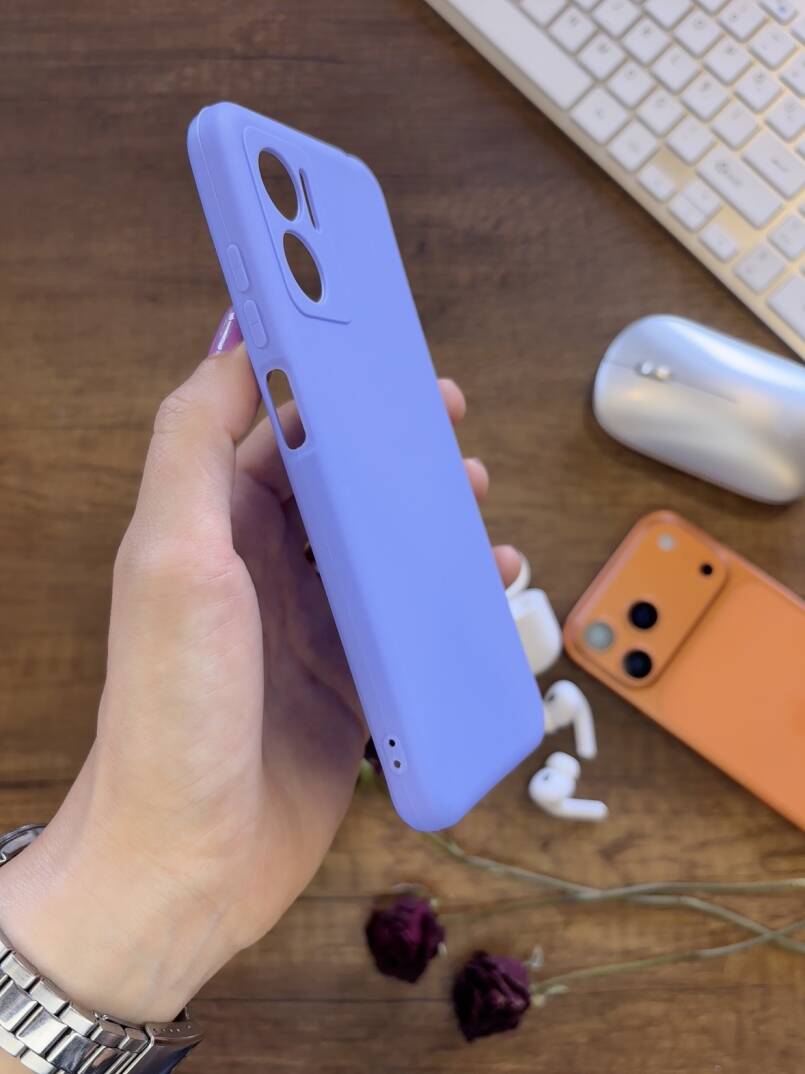 Redmi Note 11E Uyumlu Kamera Korumalı Darbeye Dayanıklı Renk Atmayan Fab Silikon Kılıf - 18