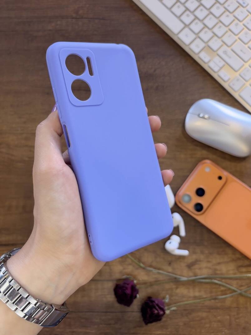 Redmi Note 11E Uyumlu Kamera Korumalı Darbeye Dayanıklı Renk Atmayan Fab Silikon Kılıf - 19