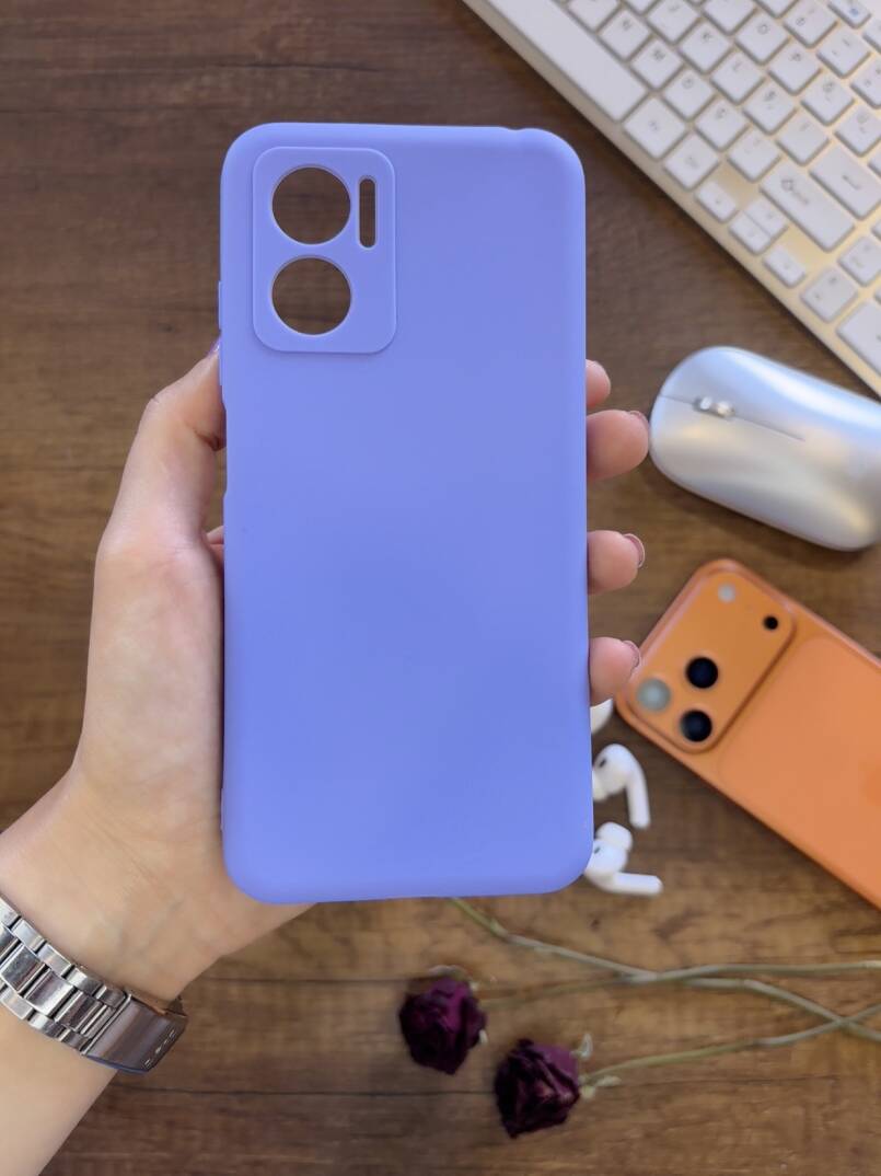 Redmi Note 11E Uyumlu Kamera Korumalı Darbeye Dayanıklı Renk Atmayan Fab Silikon Kılıf - 20
