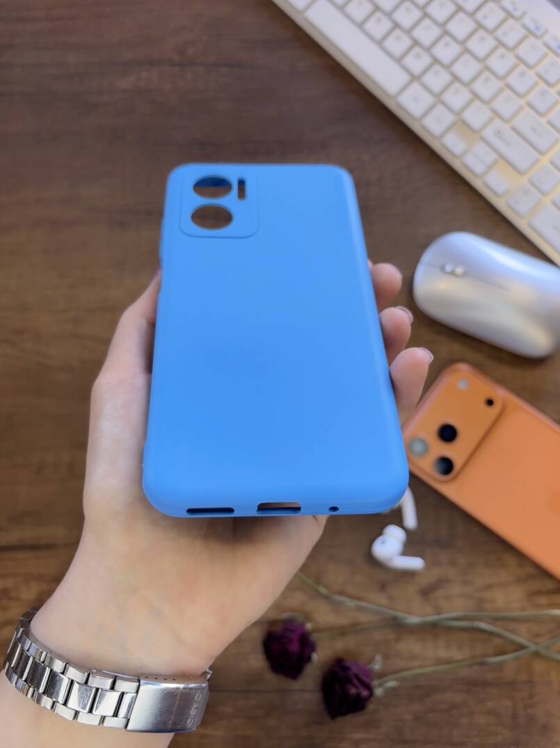 Redmi Note 11E Uyumlu Kamera Korumalı Darbeye Dayanıklı Renk Atmayan Fab Silikon Kılıf - 22
