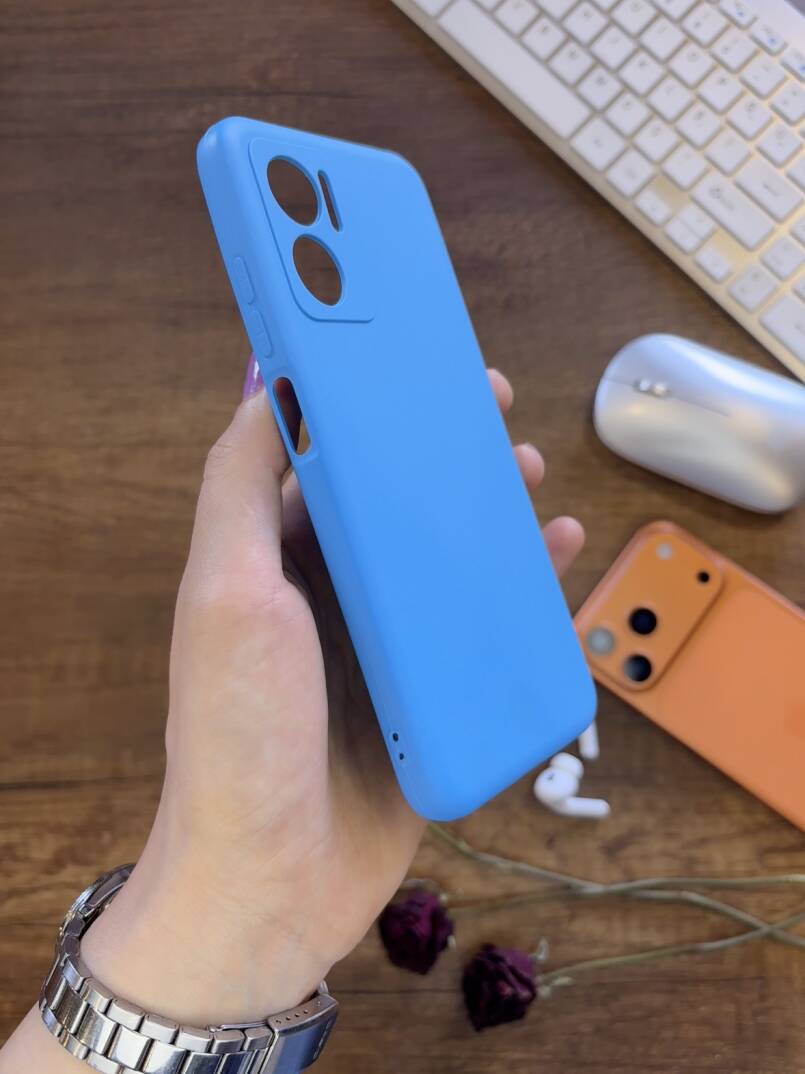 Redmi Note 11E Uyumlu Kamera Korumalı Darbeye Dayanıklı Renk Atmayan Fab Silikon Kılıf - 23