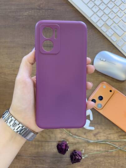 Redmi Note 11E Uyumlu Kamera Korumalı Darbeye Dayanıklı Renk Atmayan Fab Silikon Kılıf - 30