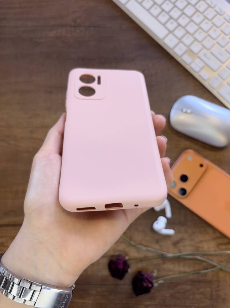 Redmi Note 11E Uyumlu Kamera Korumalı Darbeye Dayanıklı Renk Atmayan Fab Silikon Kılıf - 32