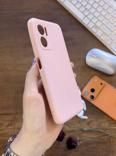 Redmi Note 11E Uyumlu Kamera Korumalı Darbeye Dayanıklı Renk Atmayan Fab Silikon Kılıf - 33