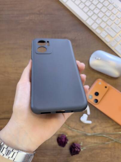 Redmi Note 11E Uyumlu Kamera Korumalı Darbeye Dayanıklı Renk Atmayan Fab Silikon Kılıf - 37