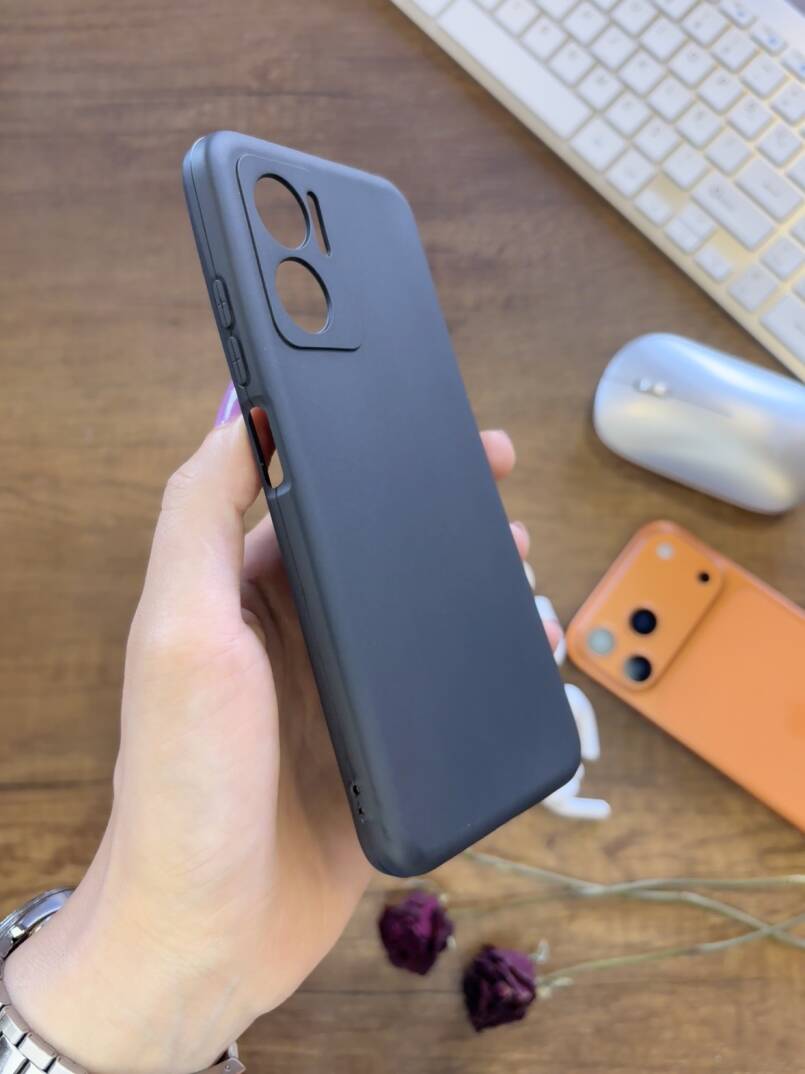 Redmi Note 11E Uyumlu Kamera Korumalı Darbeye Dayanıklı Renk Atmayan Fab Silikon Kılıf - 38