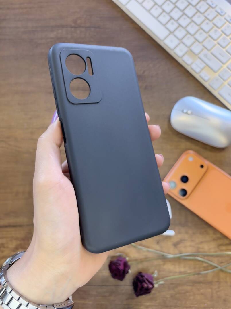 Redmi Note 11E Uyumlu Kamera Korumalı Darbeye Dayanıklı Renk Atmayan Fab Silikon Kılıf - 39