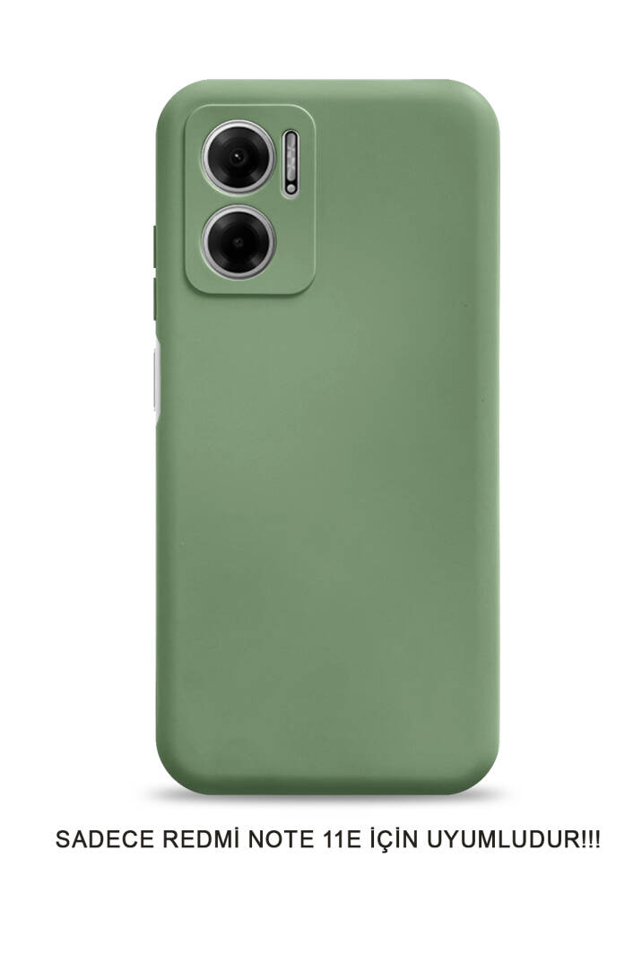 Redmi Note 11E Uyumlu Kamera Korumalı Darbeye Dayanıklı Renk Atmayan Fab Silikon Kılıf - 41