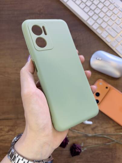 Redmi Note 11E Uyumlu Kamera Korumalı Darbeye Dayanıklı Renk Atmayan Fab Silikon Kılıf - 44