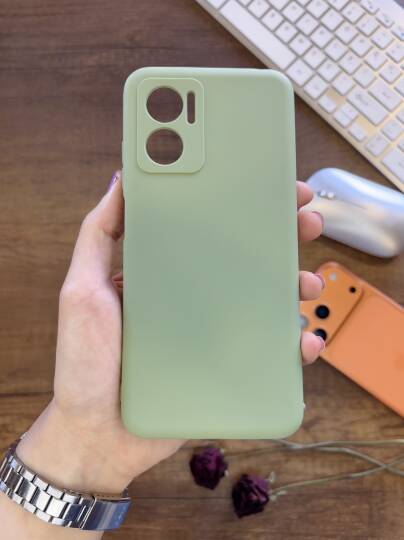 Redmi Note 11E Uyumlu Kamera Korumalı Darbeye Dayanıklı Renk Atmayan Fab Silikon Kılıf - 45