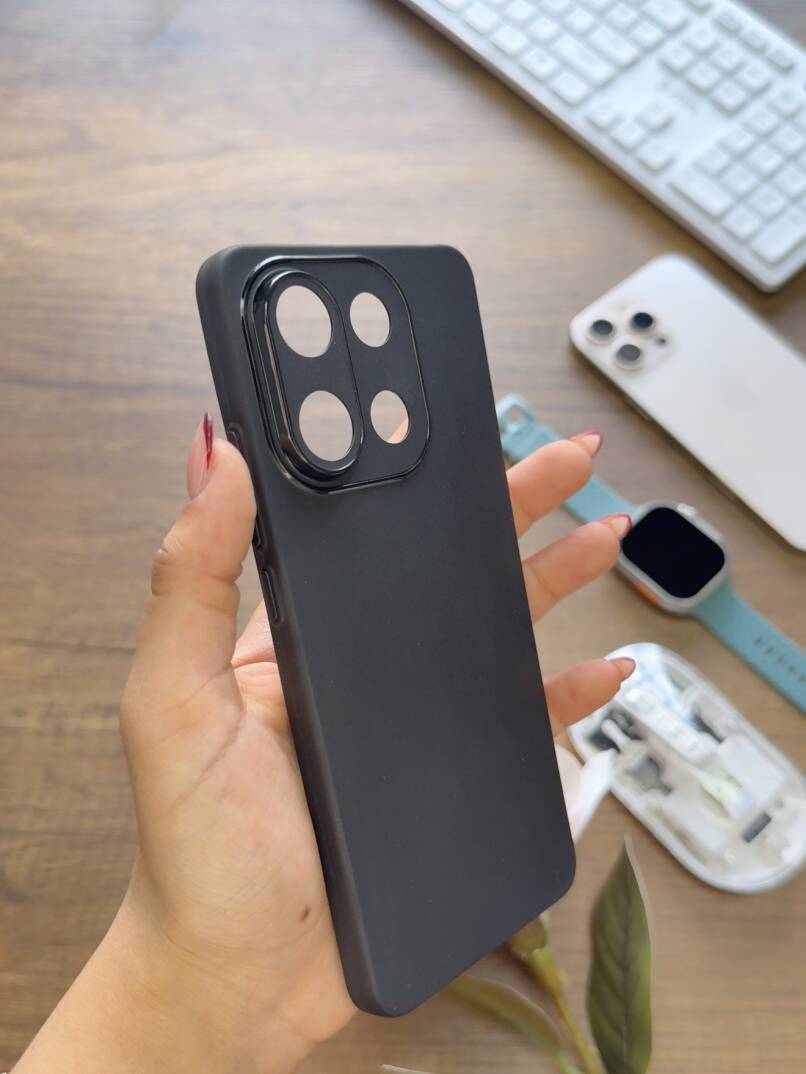 Redmi Note 13 4G Uyumlu Süper İnce Mat Ultra Thin Silikon Kılıf - 2