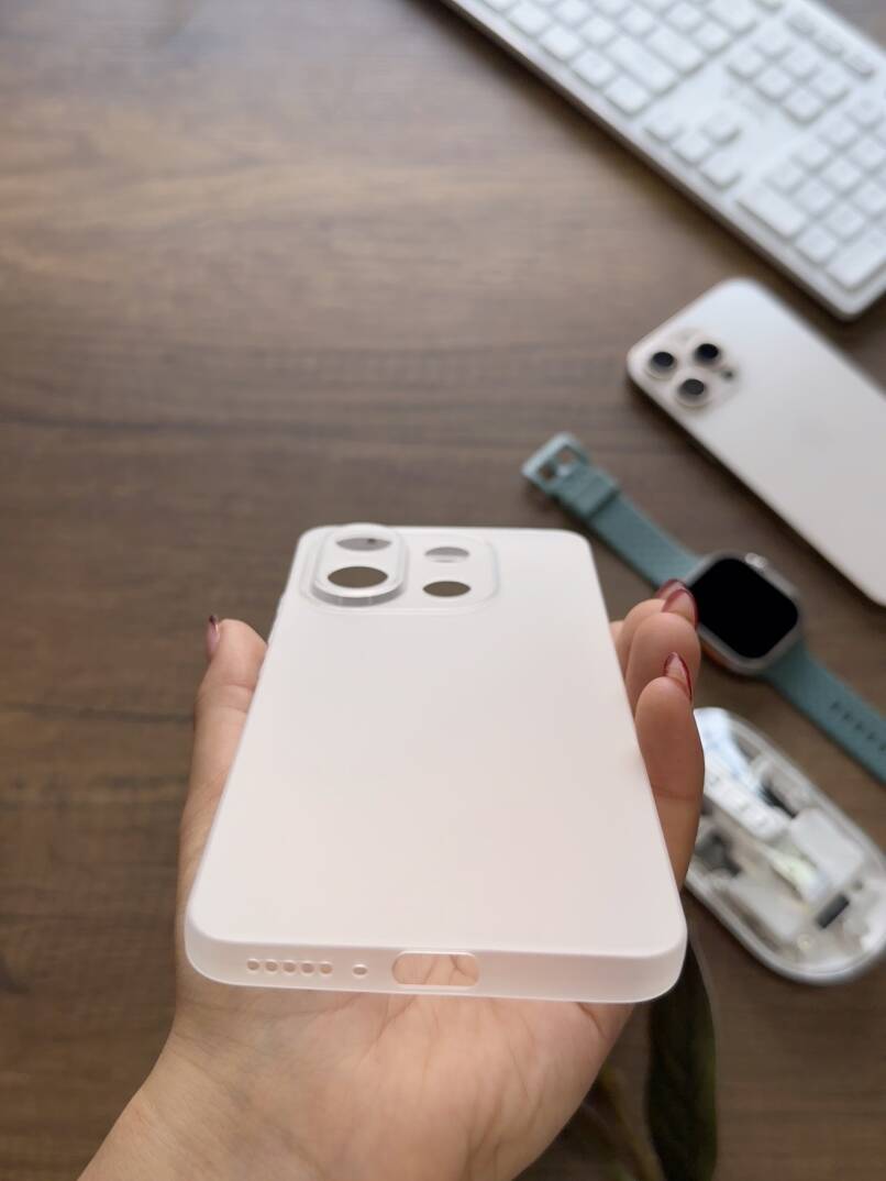 Redmi Note 13 4G Uyumlu Süper İnce Mat Ultra Thin Silikon Kılıf - 6