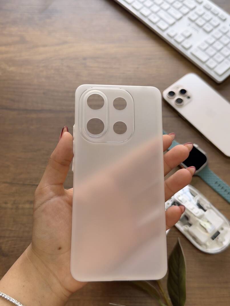 Redmi Note 13 4G Uyumlu Süper İnce Mat Ultra Thin Silikon Kılıf - 8