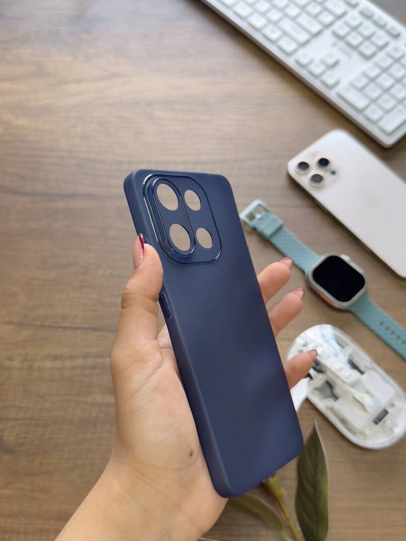 Redmi Note 13 4G Uyumlu Süper İnce Mat Ultra Thin Silikon Kılıf - 12