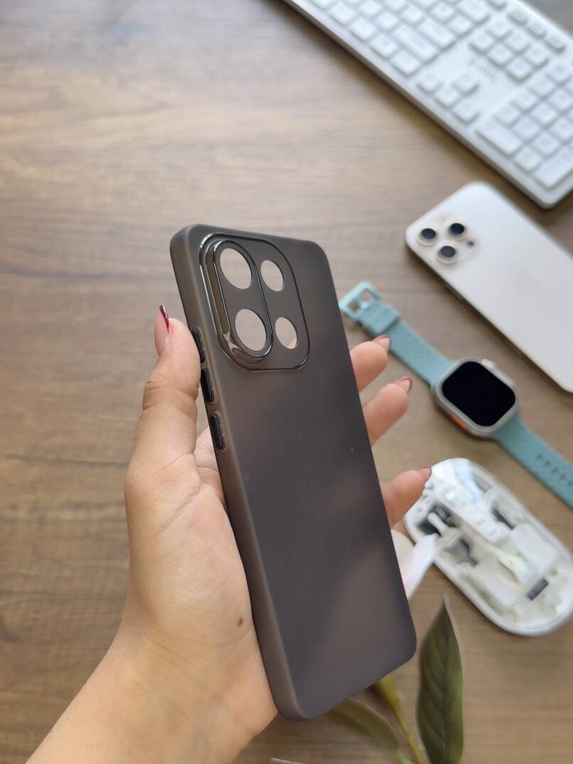 Redmi Note 13 4G Uyumlu Süper İnce Mat Ultra Thin Silikon Kılıf - 13