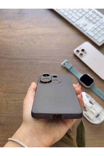 Redmi Note 13 Pro 4G Uyumlu Süper İnce Mat Ultra Thin Silikon Kılıf - 6