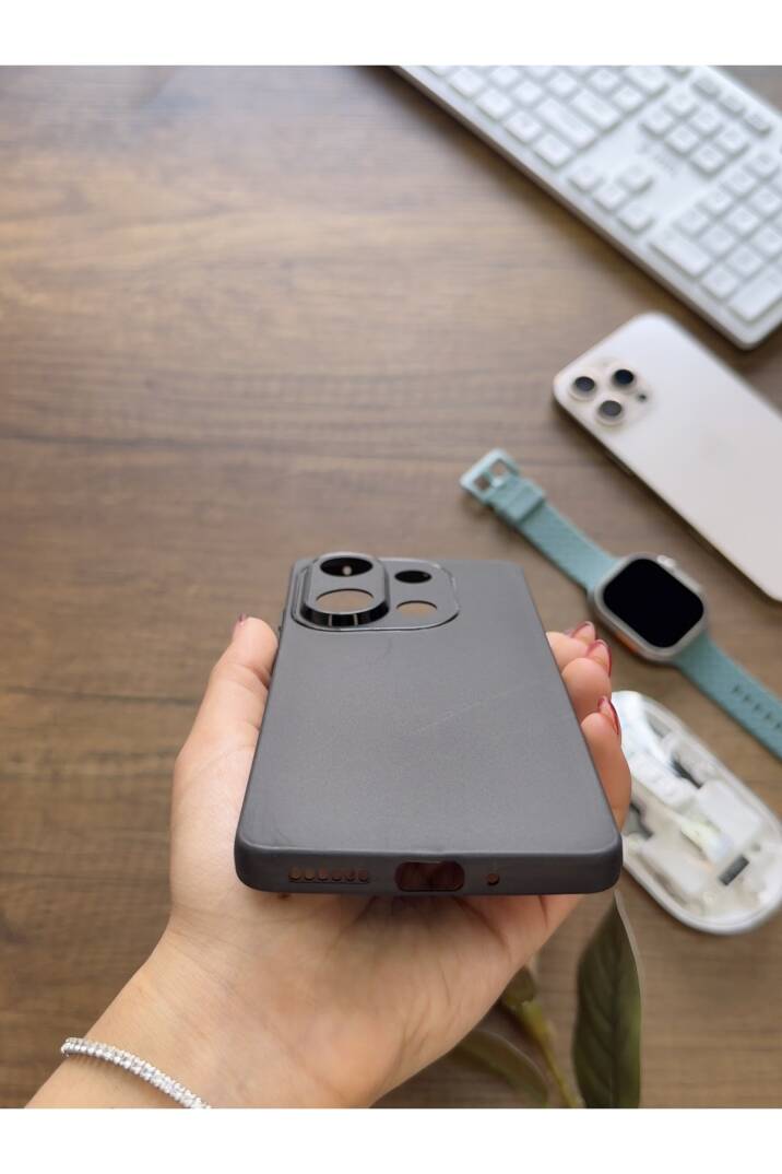Redmi Note 13 Pro 4G Uyumlu Süper İnce Mat Ultra Thin Silikon Kılıf - 6