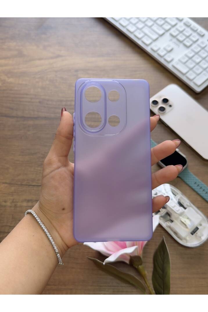 Redmi Note 13 Pro 4G Uyumlu Süper İnce Mat Ultra Thin Silikon Kılıf - 12