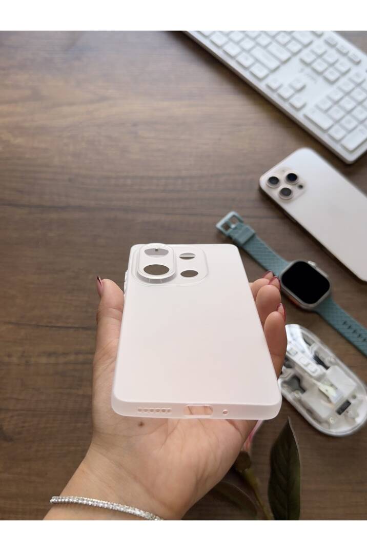 Redmi Note 13 Pro 4G Uyumlu Süper İnce Mat Ultra Thin Silikon Kılıf - 14