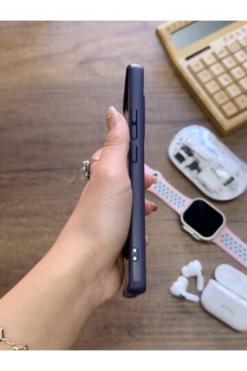 Redmi Note 14 Pro Plus 5G Uyumlu Premium Deri Dokulu Darbelere Karşı Dayanıklı Nazal Silikon Kılıf - 10