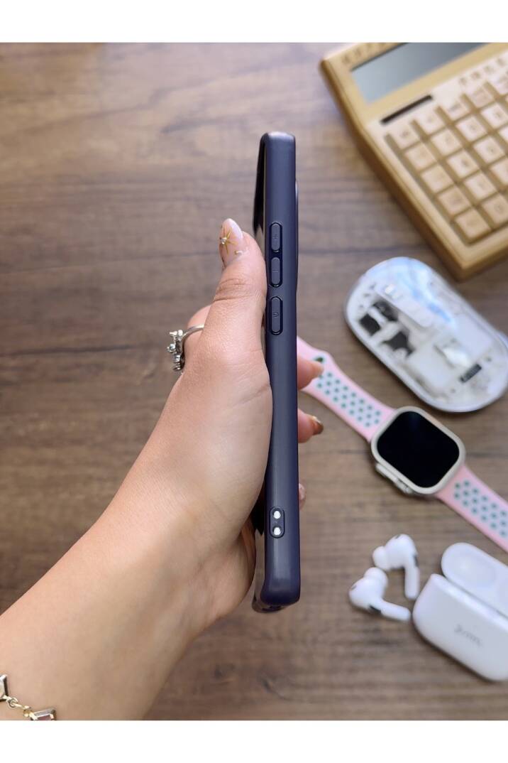 Redmi Note 14 Pro Plus 5G Uyumlu Premium Deri Dokulu Darbelere Karşı Dayanıklı Nazal Silikon Kılıf - 10