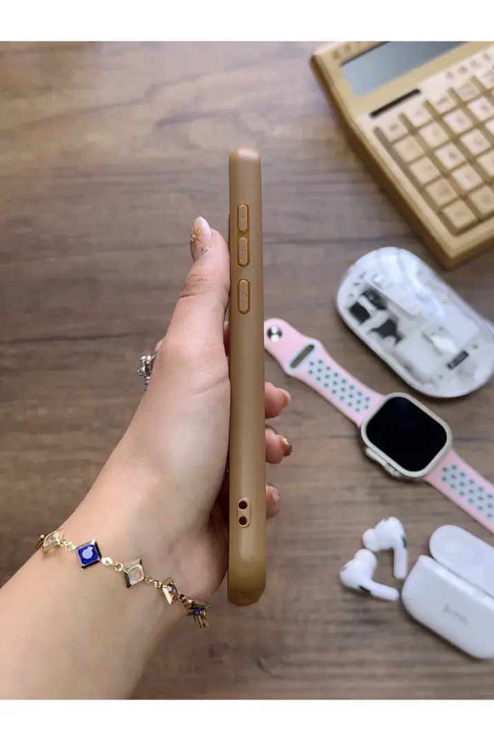 Redmi Note 9 Uyumlu Premium Deri Dokulu Darbelere Karşı Dayanıklı Nazal Silikon Kılıf - 9